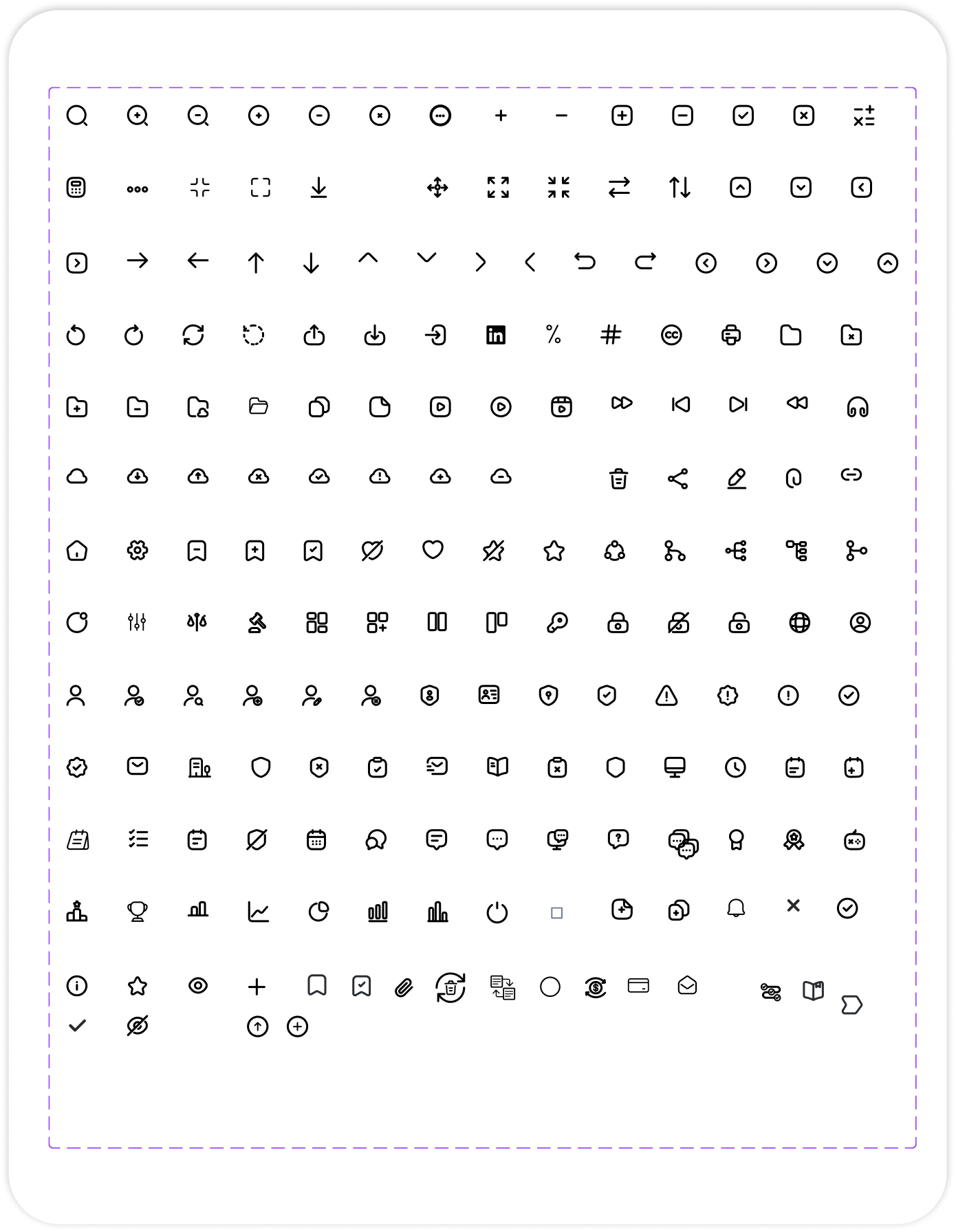Biblioteca de \u00edcones do Design System