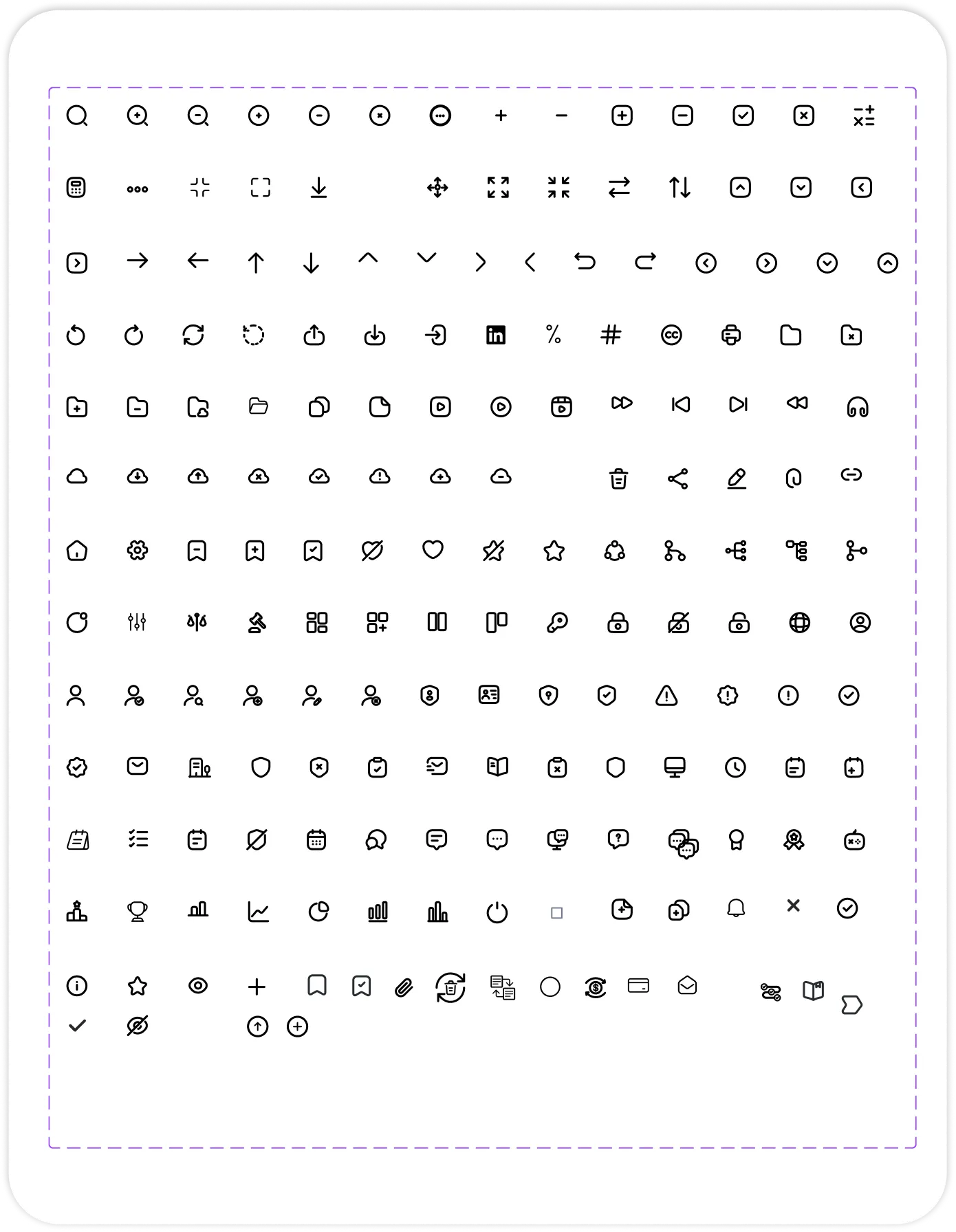 Biblioteca de \u00edcones do Design System